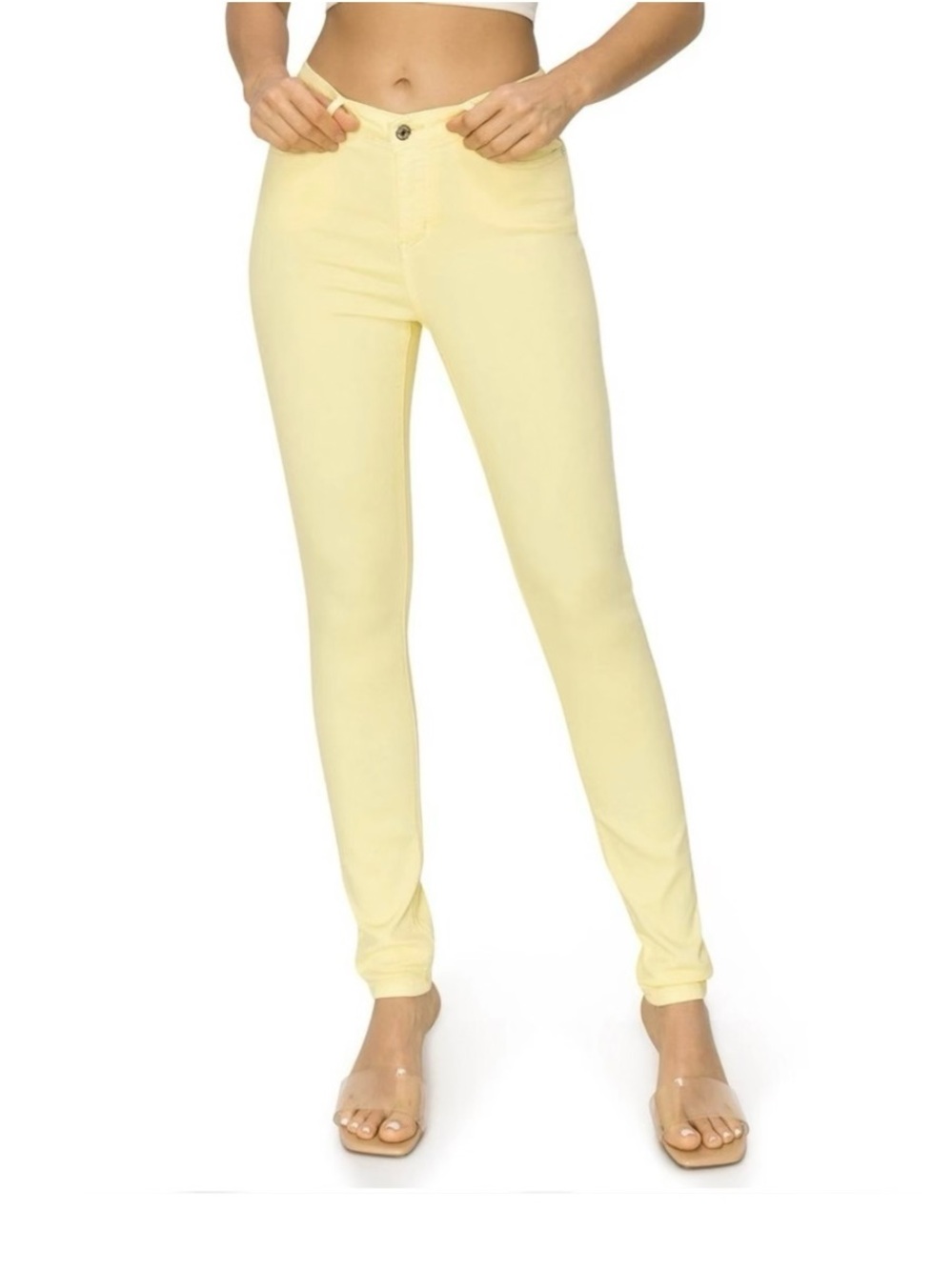 Joe's Jeans Bright Yellow Skinny Jeans Sz 25.                  Bx3